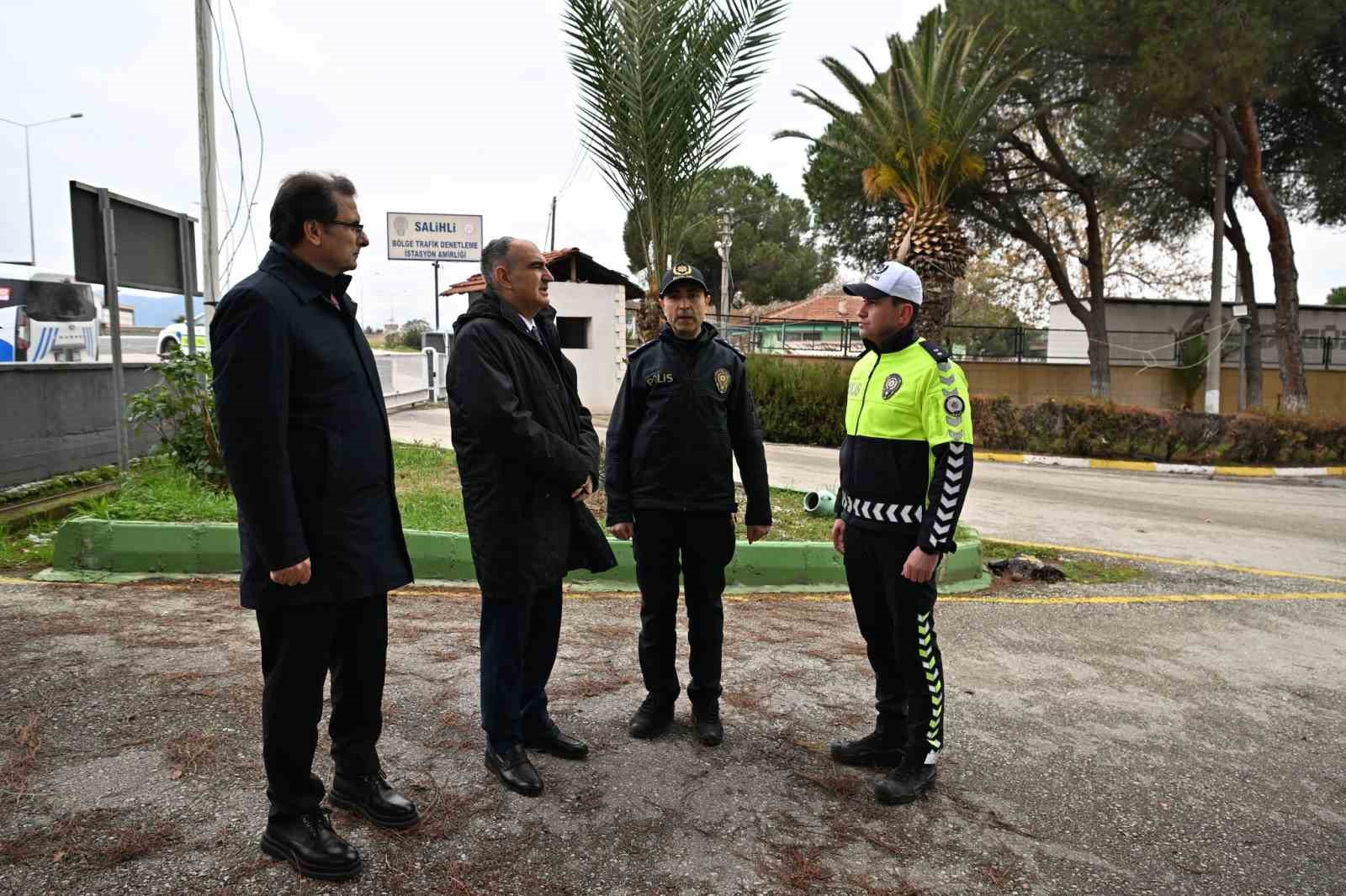 Vali Özkan’dan Salihli’de yılbaşı güvenlik denetimi
