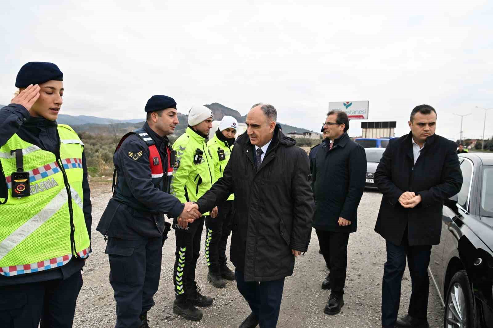 Vali Özkan’dan Salihli’de yılbaşı güvenlik denetimi
