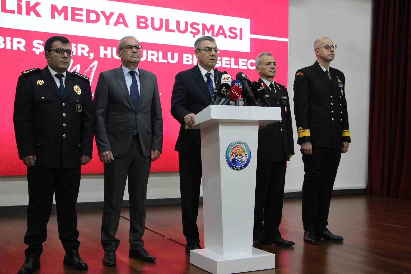 Vali Toros açıkladı: Mersin’de suç oranları düştü, aydınlatma oranı yüzde 99,6’ya yükseldi
