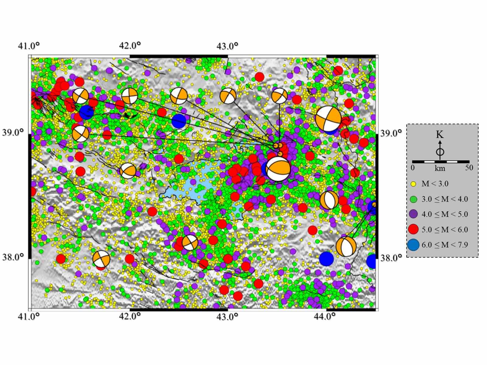 Van Gölü Havzası’nın sismik risk haritası çıkarıldı
