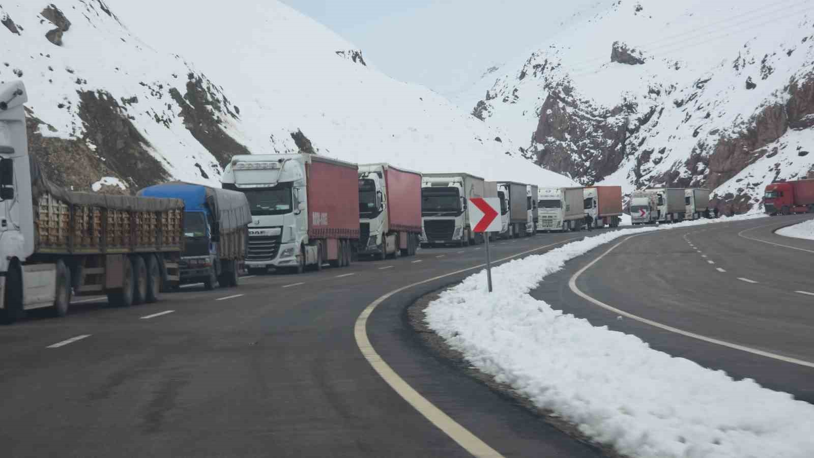 Van-Hakkari kara yolunda çığ sonrası çalışmalar sürüyor
