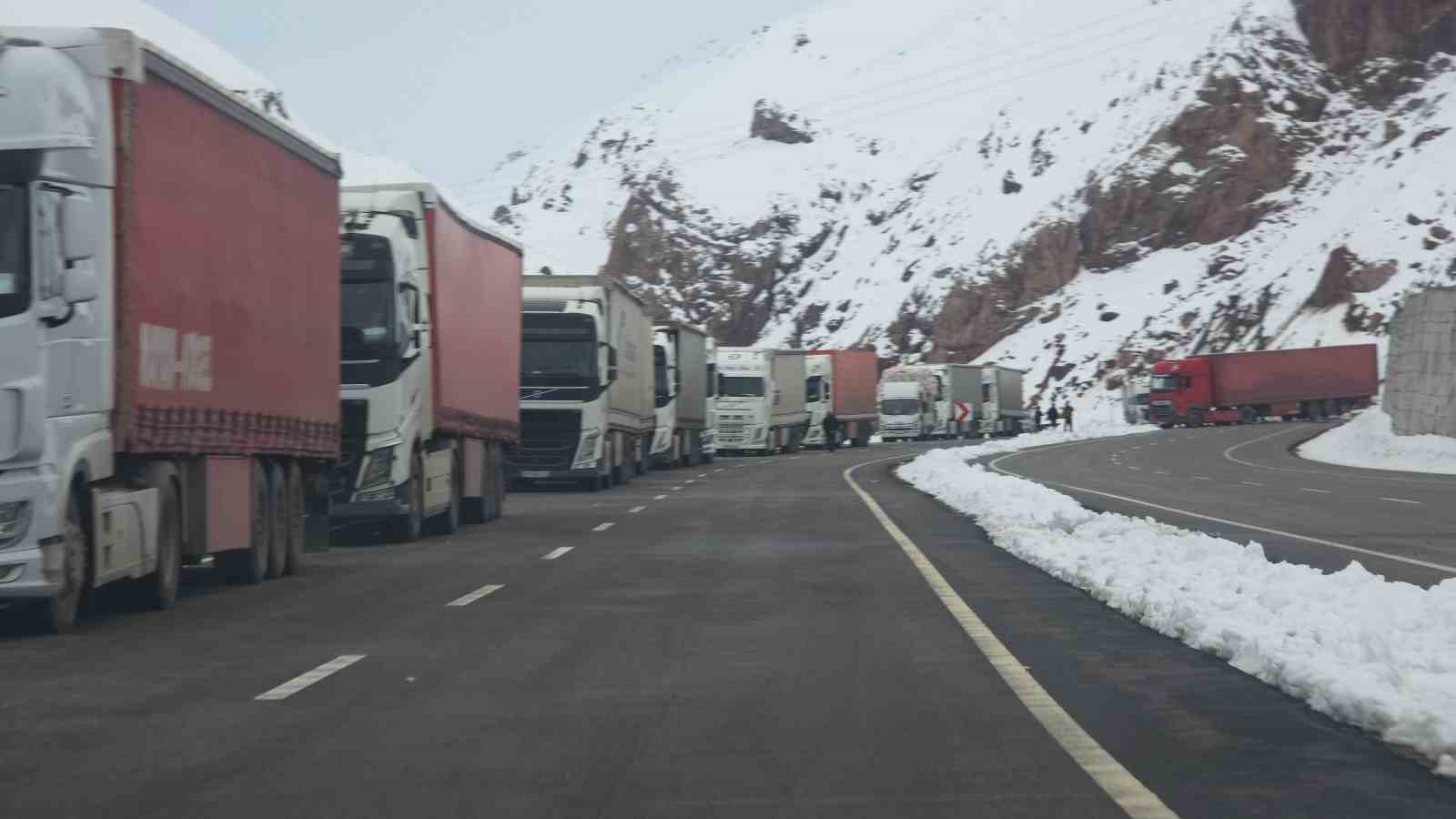 Van-Hakkari kara yolunda çığ sonrası çalışmalar sürüyor
