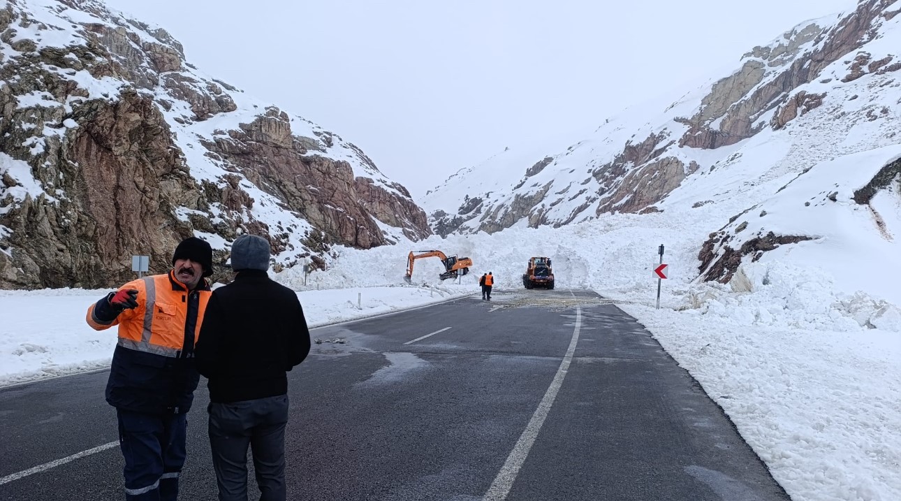 Van-Hakkari karayolunda çığ: Çok sayıda araç mahsur kaldı
