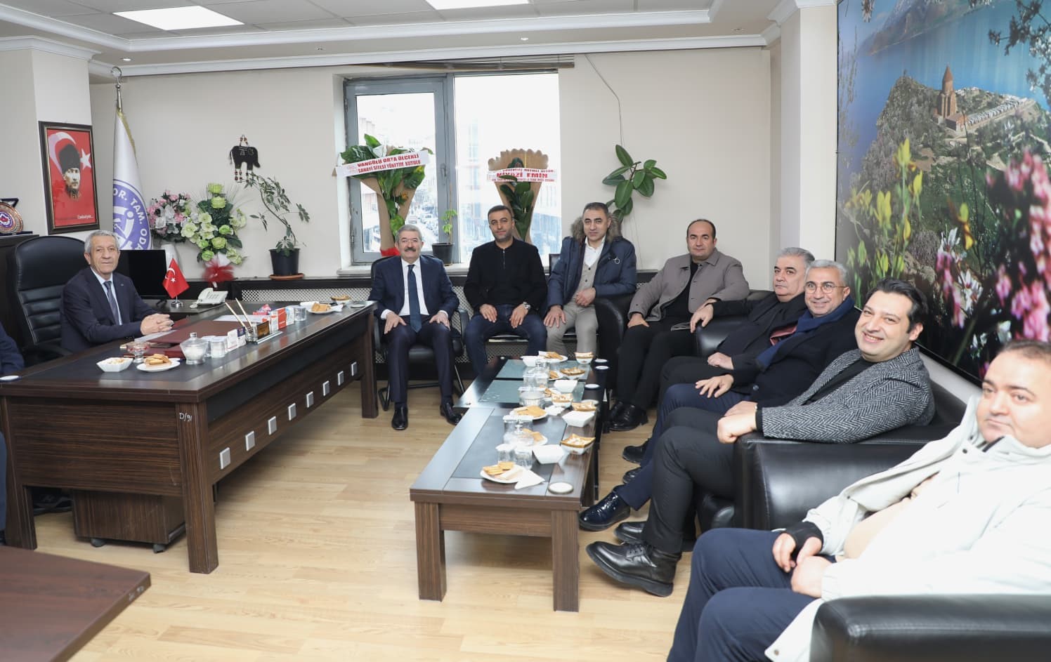 Van TSO’dan oda başkanlarına hayırlı olsun ziyareti
