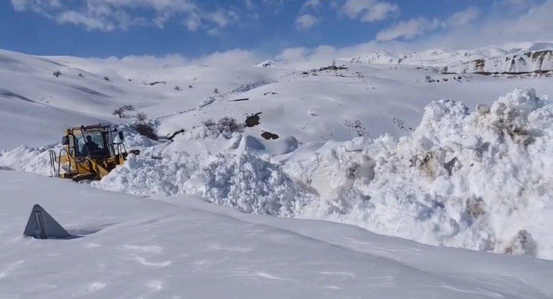 Van’da 5 metreyi bulan karda yol açma çalışması
