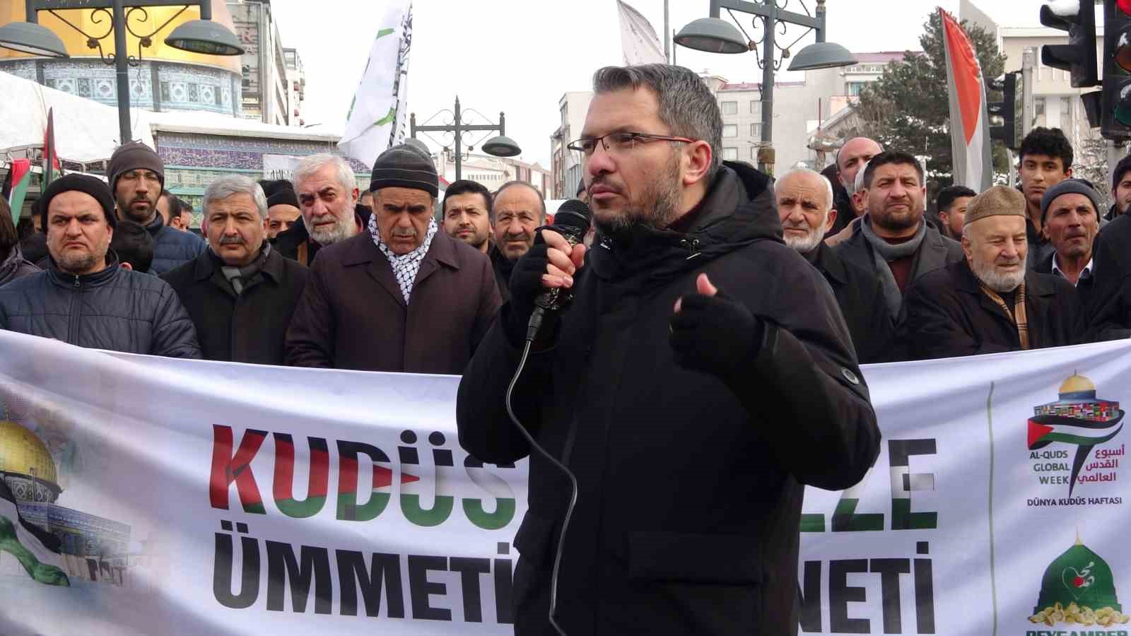 Van’da "Dünya Kudüs Haftası" dolayısıyla basın açıklaması yapıldı
