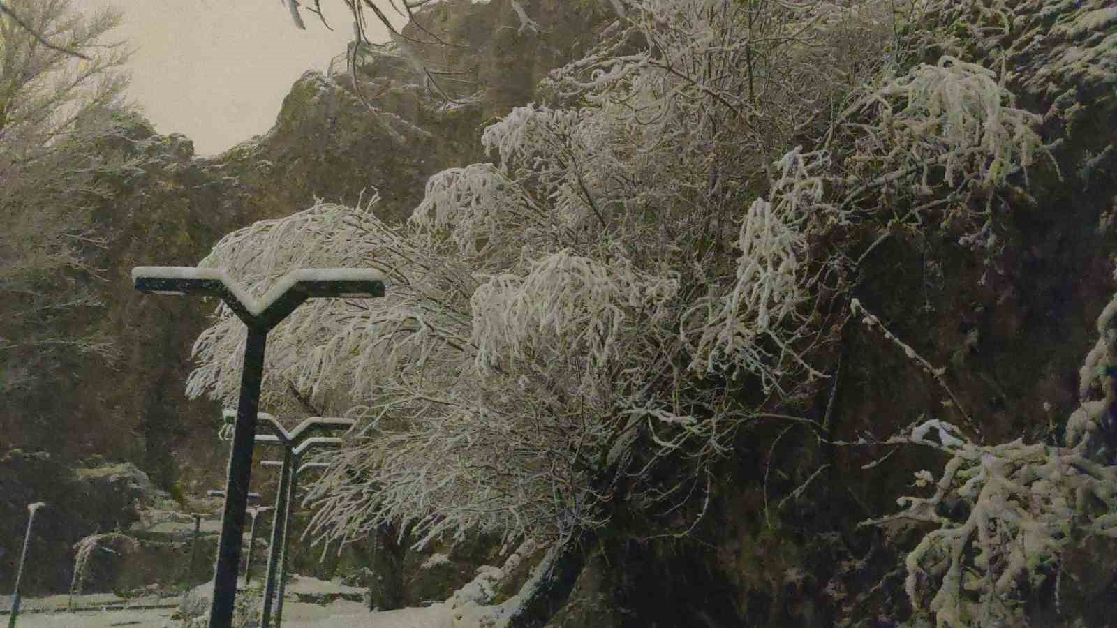 Van’da gece yağan kar kartpostallık manzaralar oluşturdu
