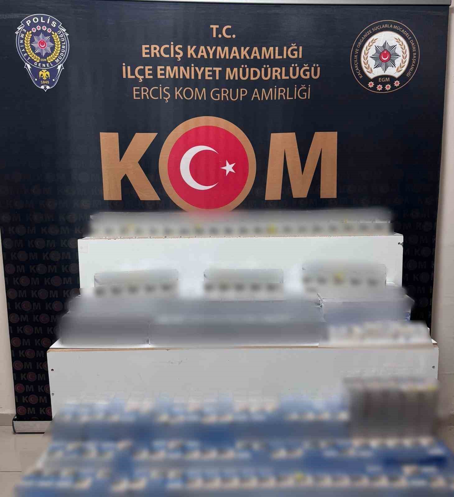 Van’da gümrük kaçağı malzeme ele geçirildi
