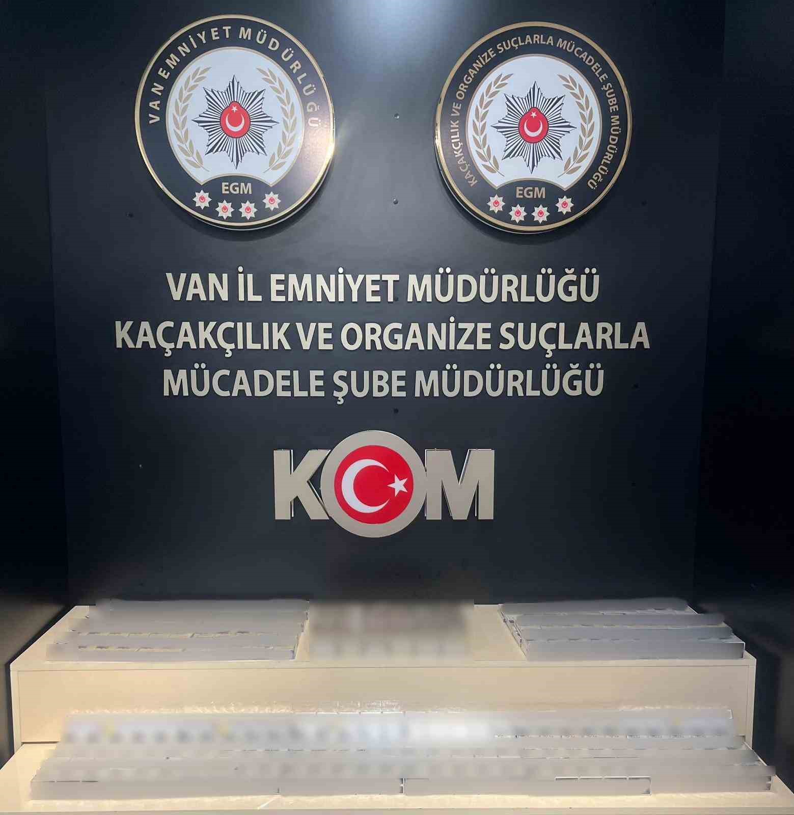 Van’da gümrük kaçağı malzeme ele geçirildi
