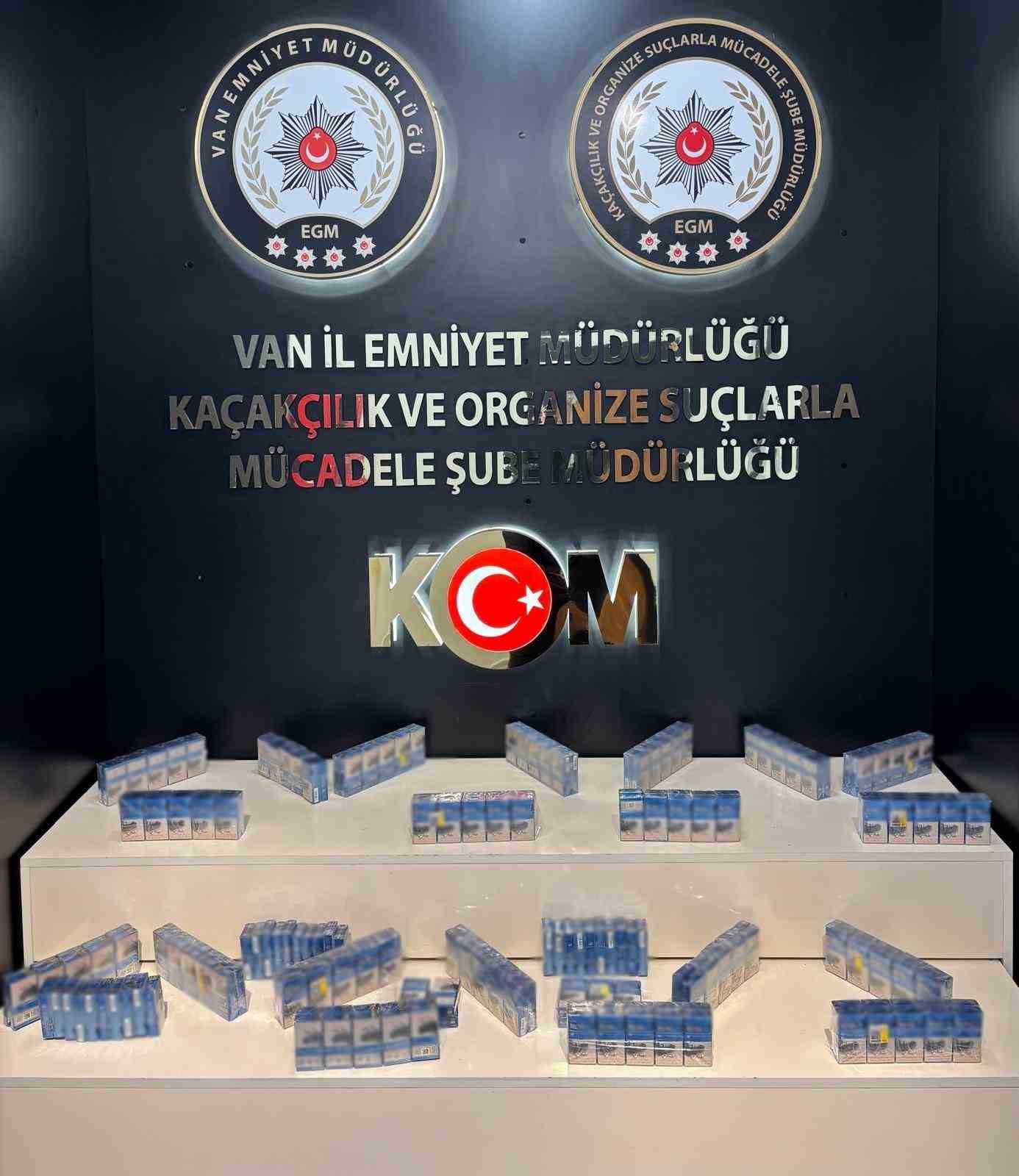 Van’da kaçakçılık operasyonu
