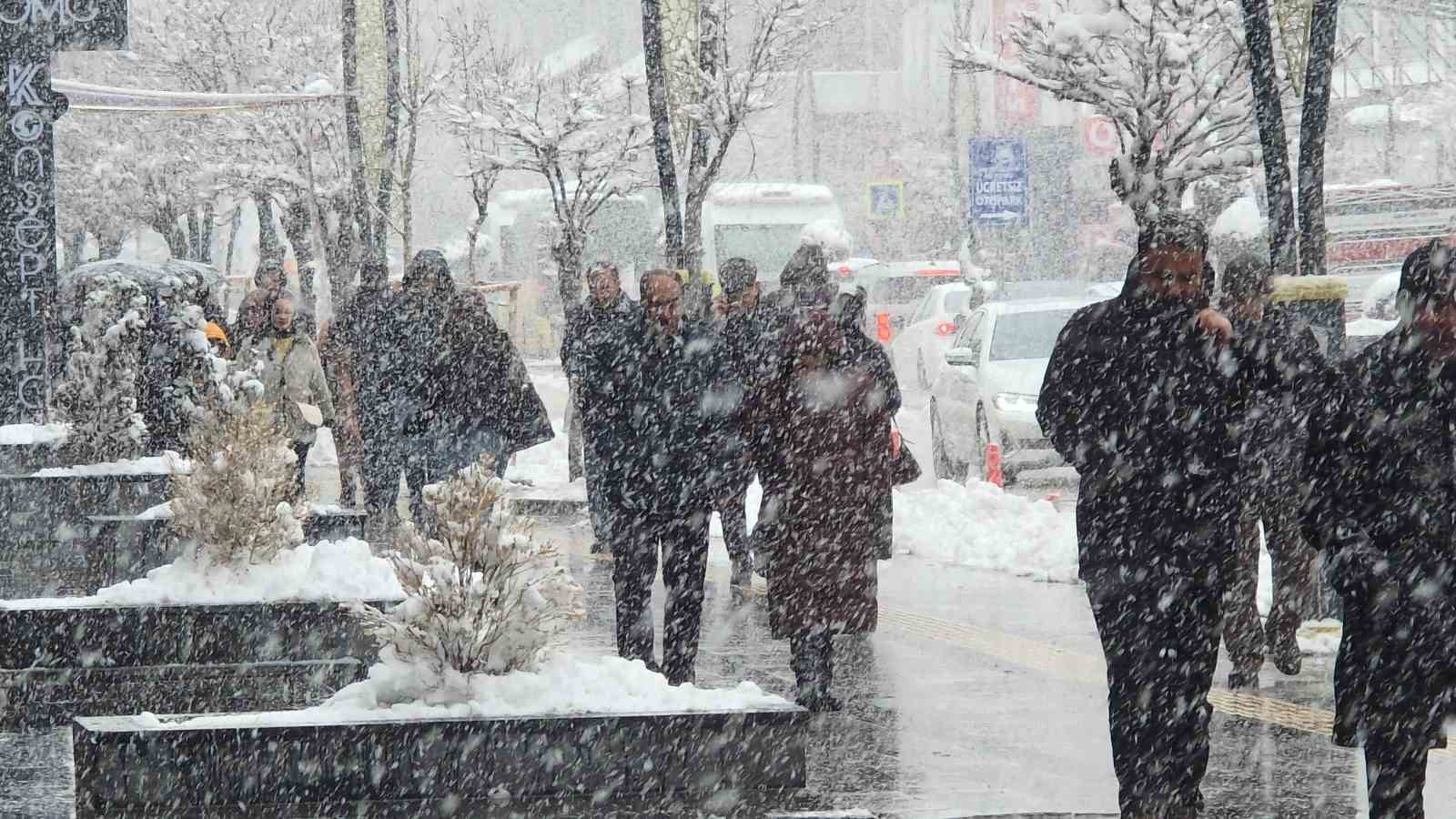 Van’da kar yağışı ve sis etkili oluyor
