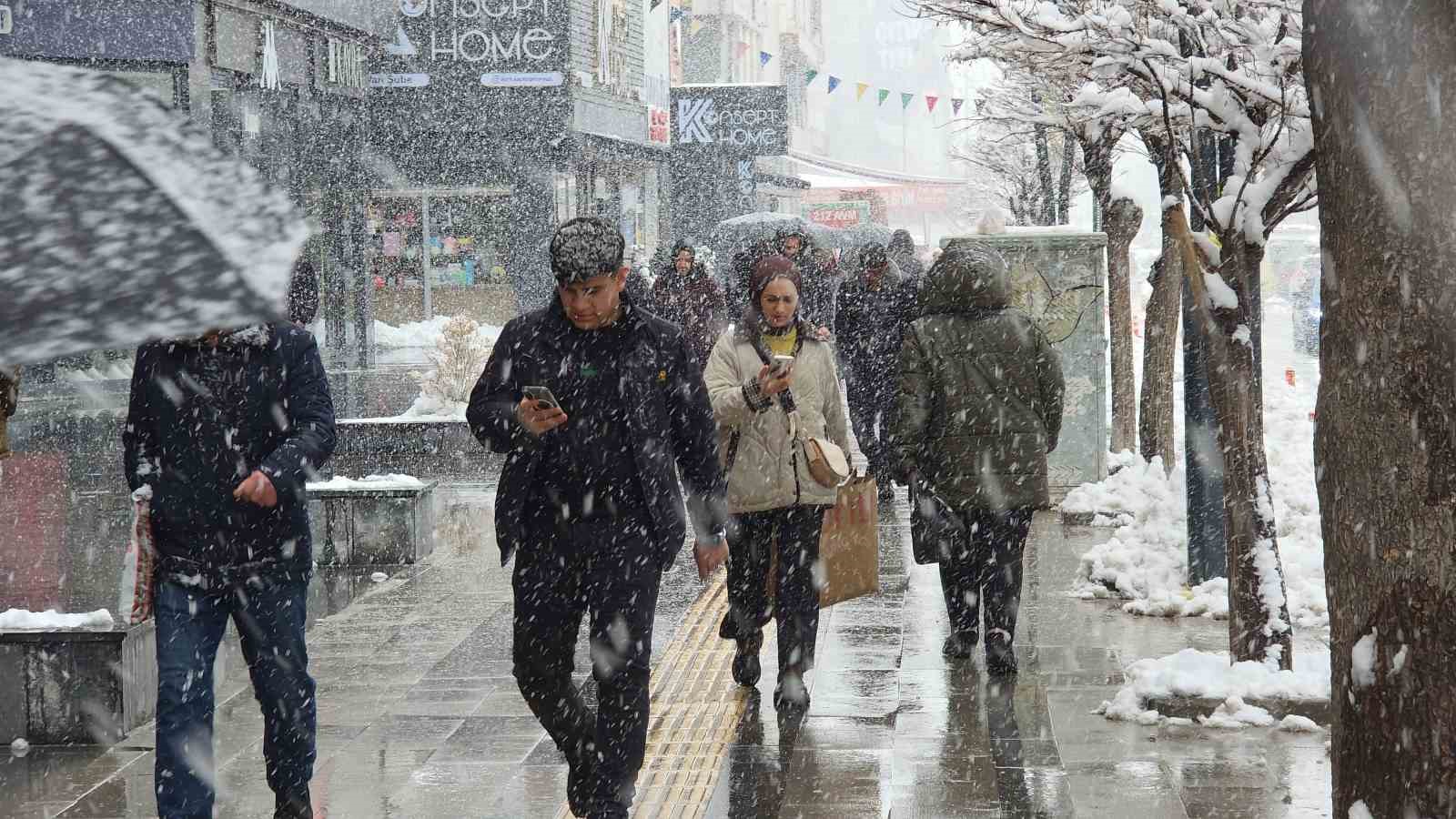 Van’da kar yağışı ve sis etkili oluyor
