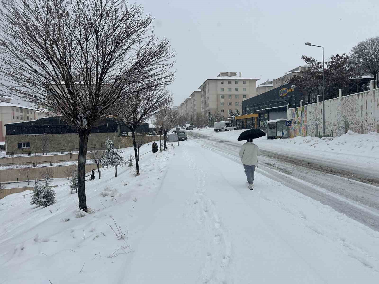 Van’da mart ayı kapıdan baktırdı: Kar yağışı ulaşımı durdurdu
