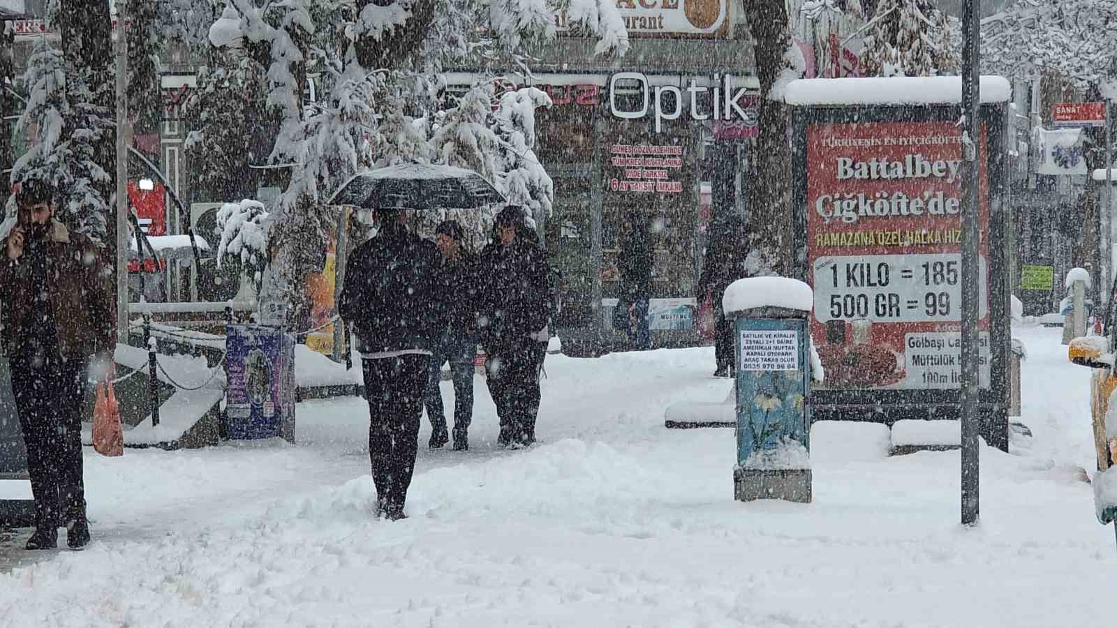 Van’da Mart sürprizi: Bahar beklerken kar kapıya dayandı
