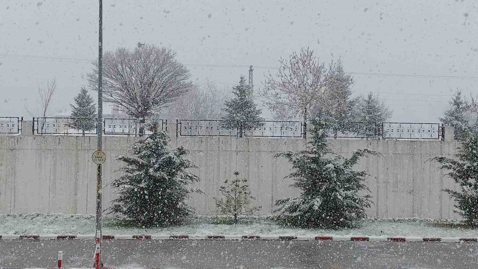 Van’da nisan ayında her yer beyaza büründü
