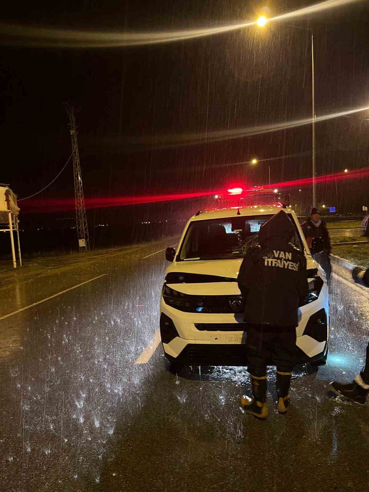 Van’da trafik kazası: 1 yaralı

