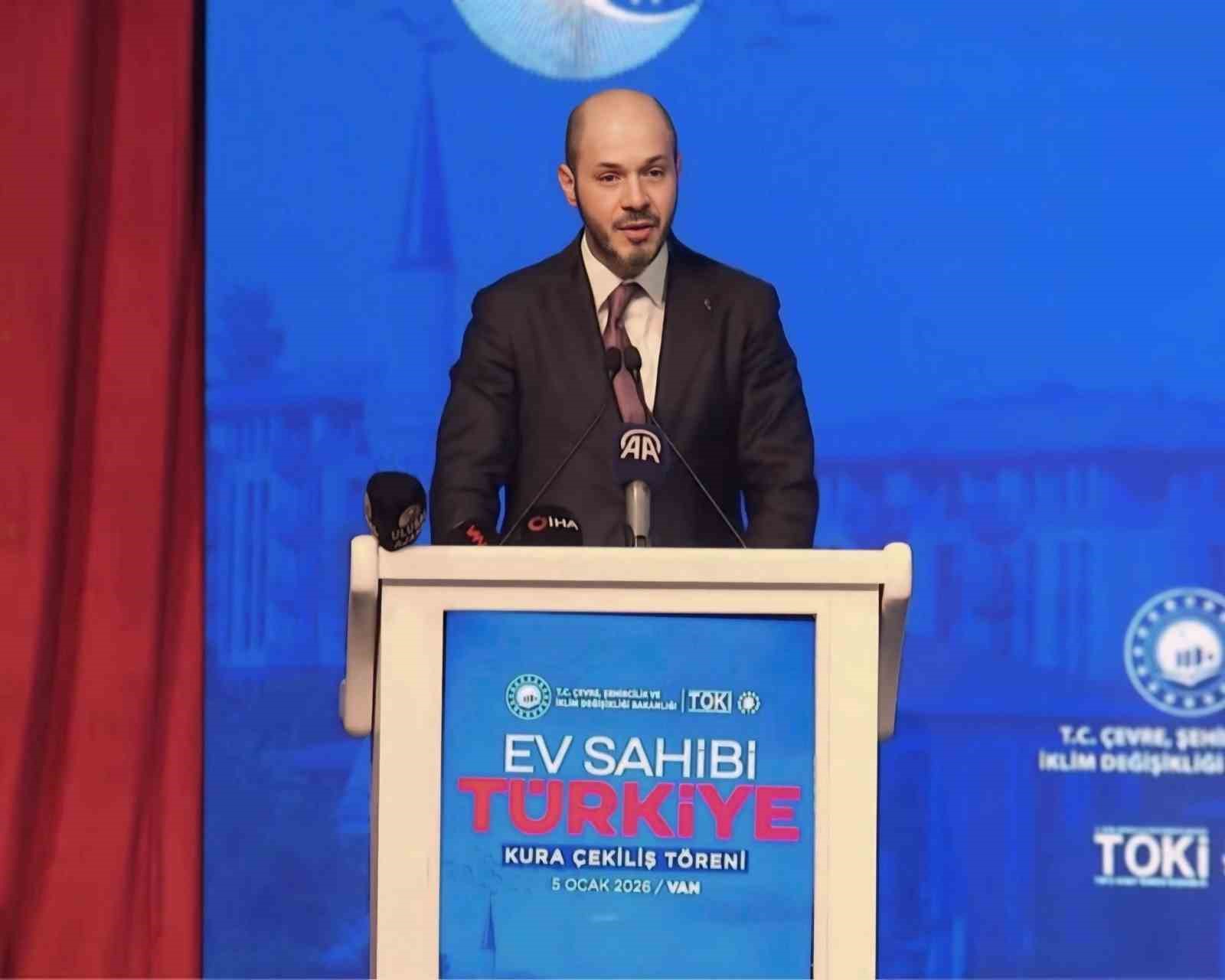 Van’da yüzyılın konut projesinin kura çekimleri yapıldı
