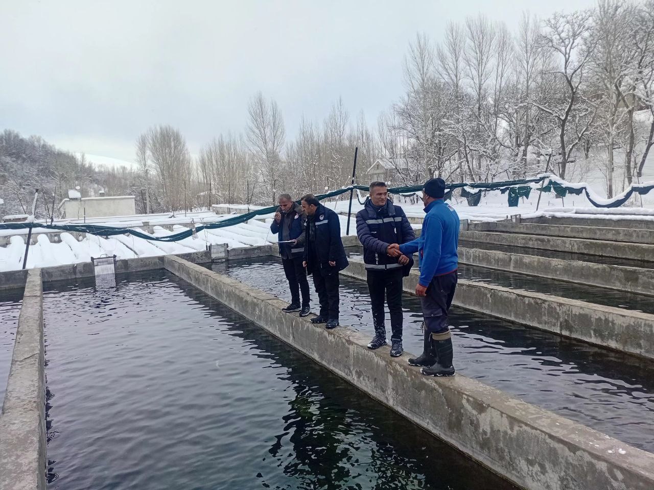 Van’da zorlu kış şartlarında alabalık üretimi mercek altında
