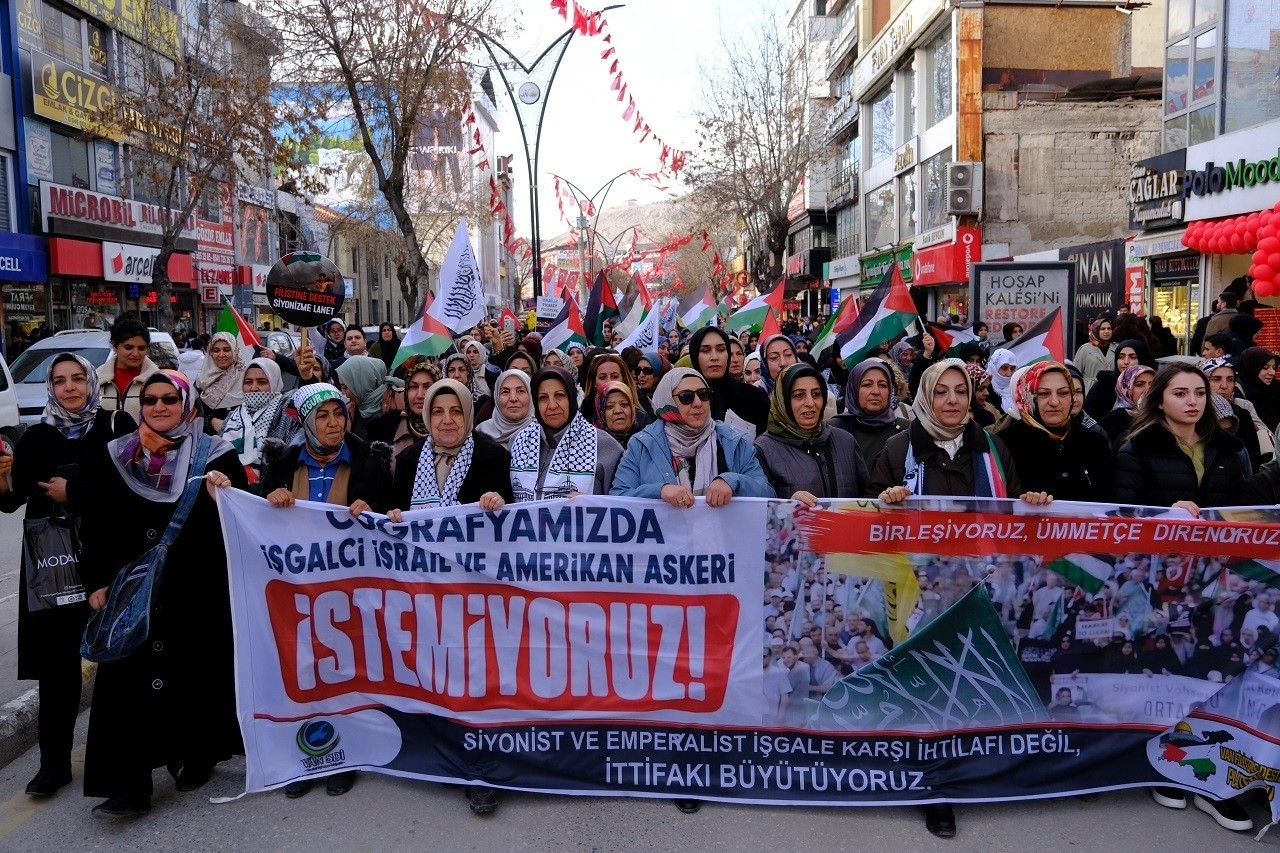 Van’daki STK’lardan İsrail’e karşı ortak tepki
