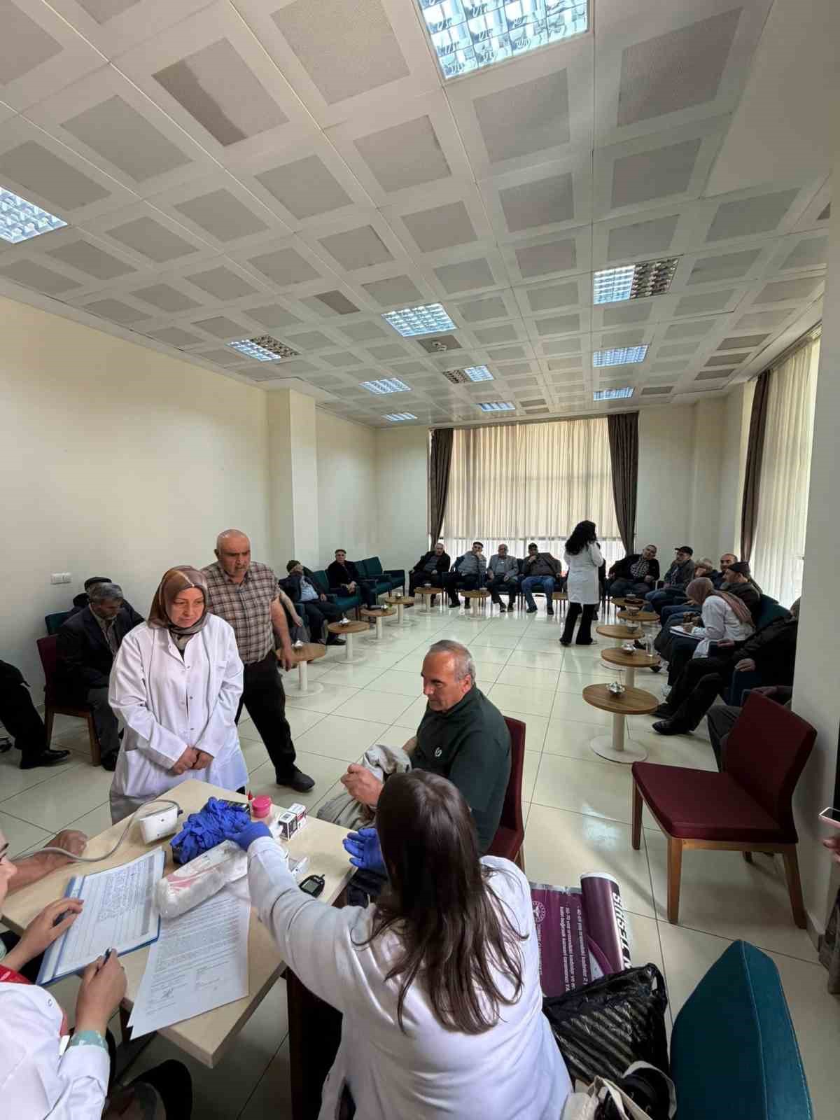 Vatandaşlara özel ücretsiz sağlık taramaları gerçekleştirildi
