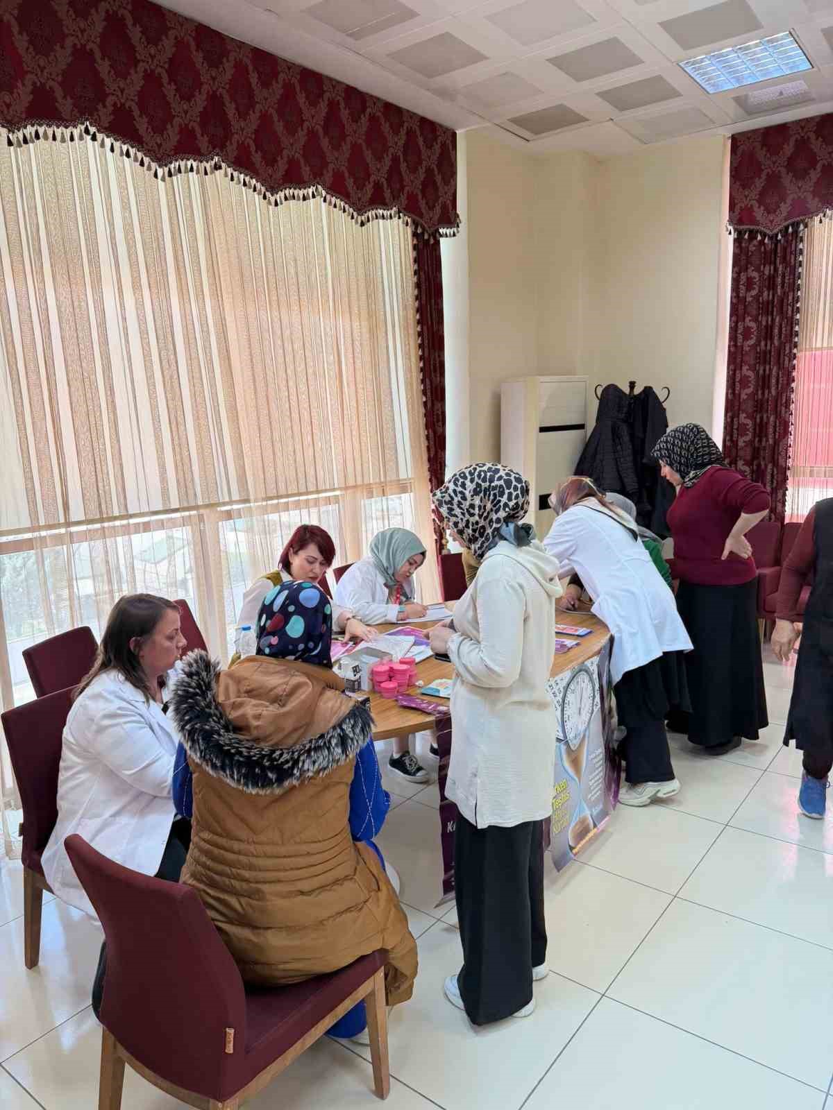 Vatandaşlara özel ücretsiz sağlık taramaları gerçekleştirildi
