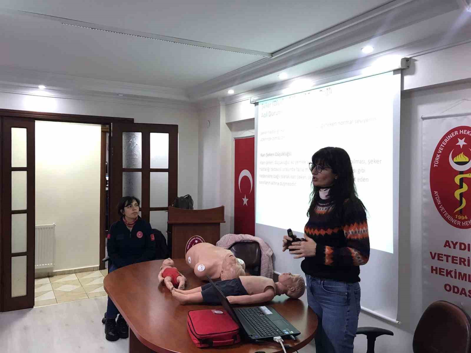 Veteriner hekimlere ilkyardım eğitimi
