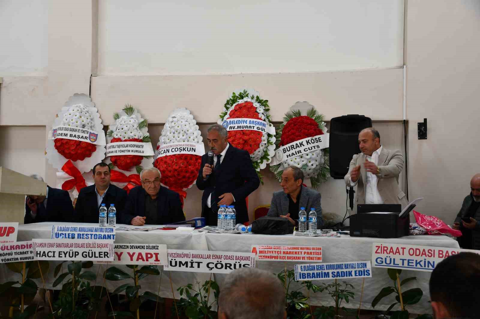 Vezirköprü Esnaf ve Sanatkârlar Odası genel kurulu
