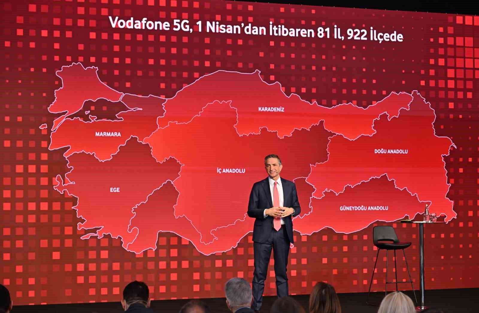 Vodafone, 1 Nisan’da 81 İL ve 922 ilçede 5G sinyalini aynı anda verecek
