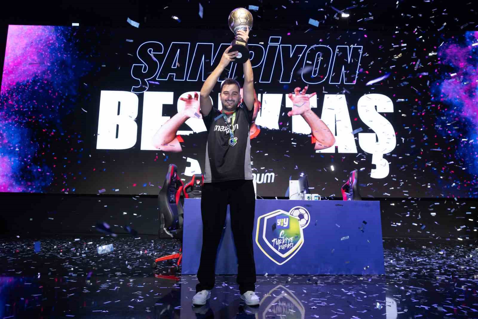 Yaay eTürkiye Kupası’nda şampiyon Beşiktaş oldu
Yaay eTürkiye Kupası’nda şampiyon Beşiktaş oldu