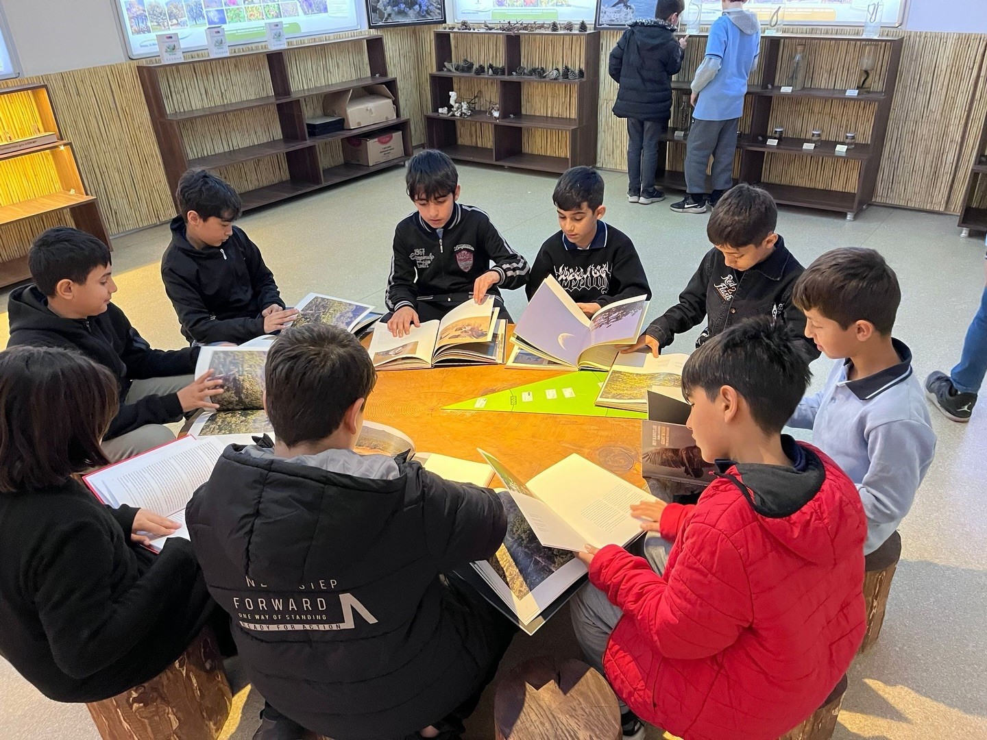 Yaban hayatını eğitim merkezinde öğrendiler
