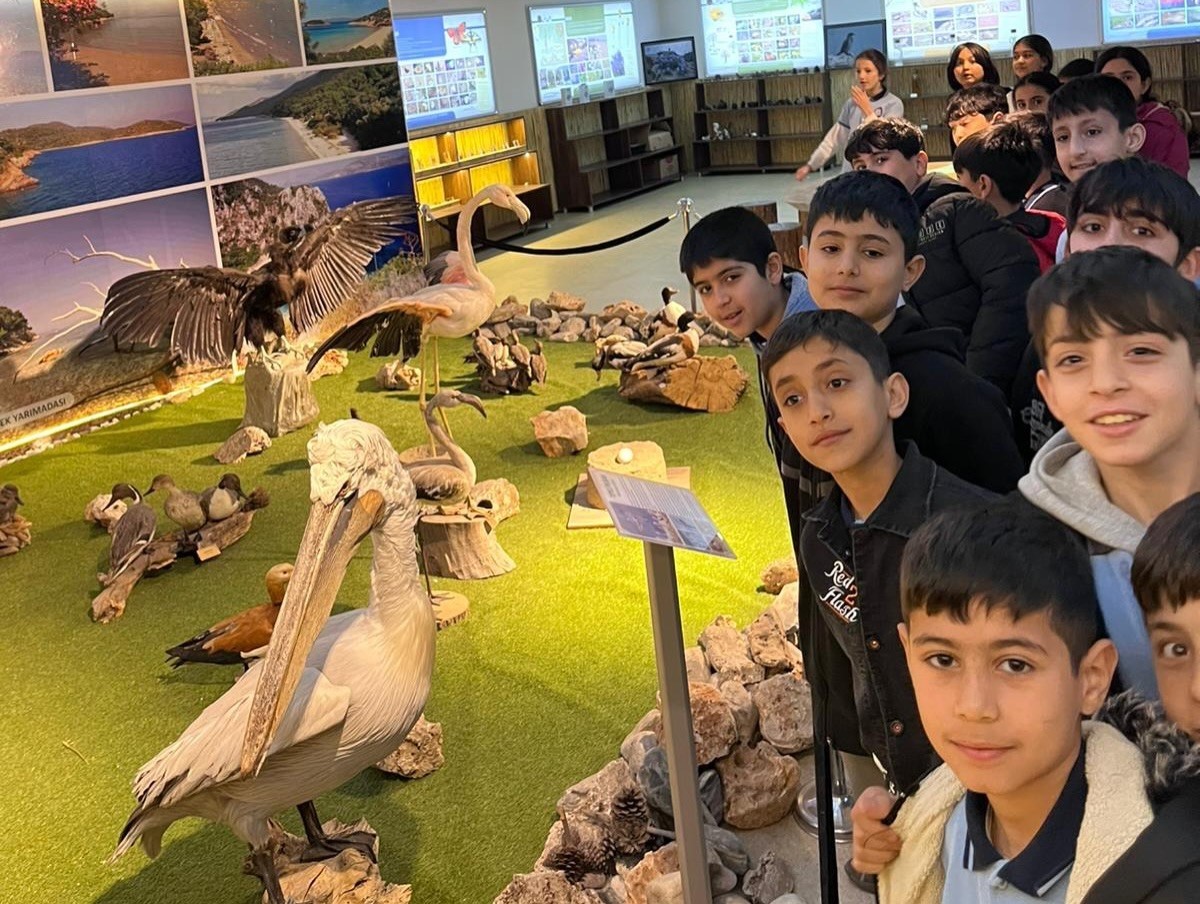 Yaban hayatını eğitim merkezinde öğrendiler
