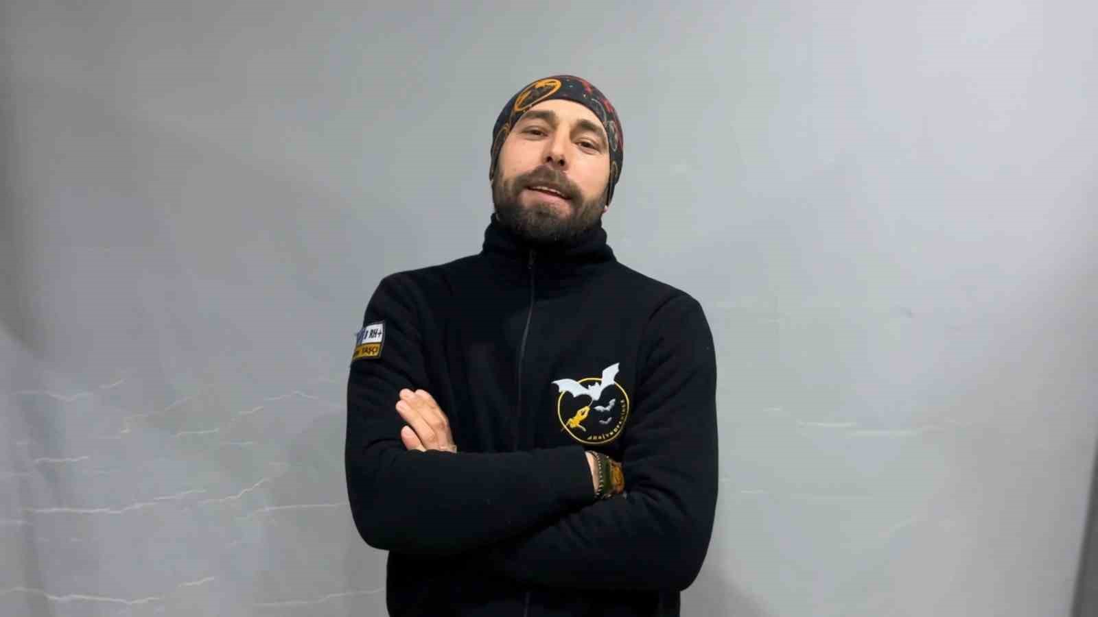 Yağmur ve kar sularıyla coşan kanyonu geçen sporcu böyle konuştu
