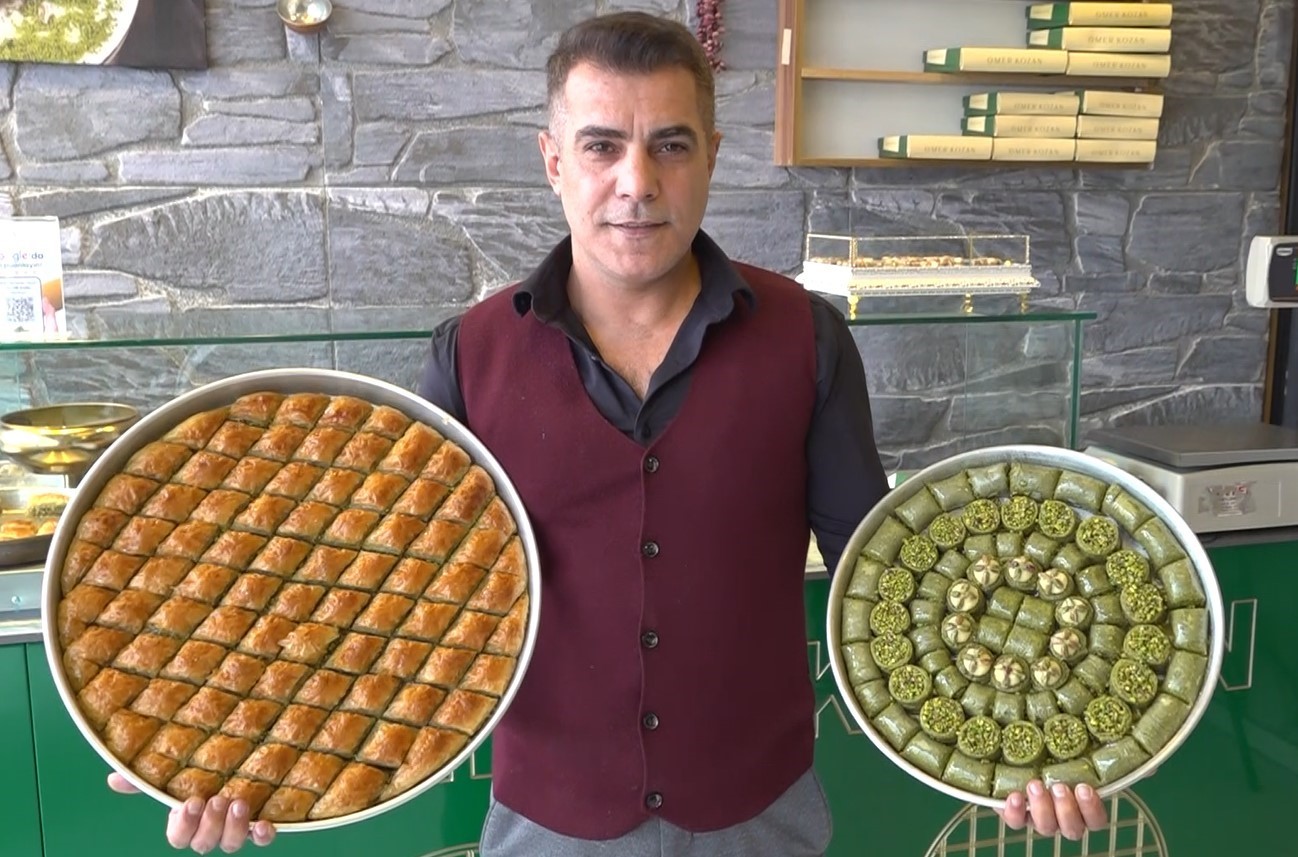 Yaklaşan Ramazan ayı öncesi baklava talepleri arttı

