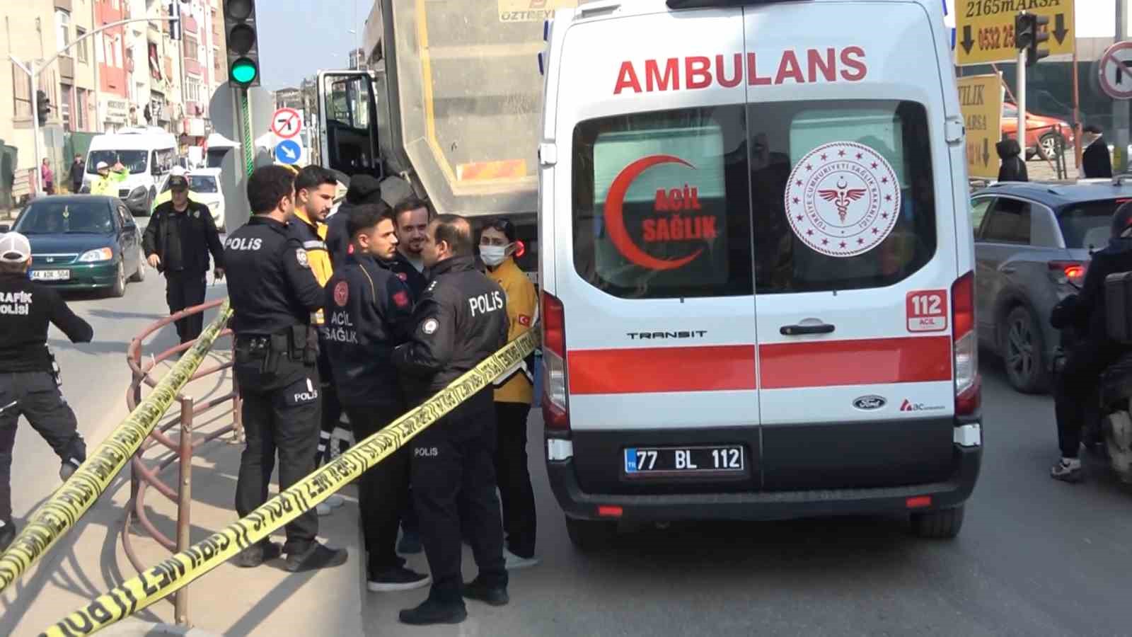 Yalova’da kamyonun ezdiği yaşlı adam hayatını kaybetti
