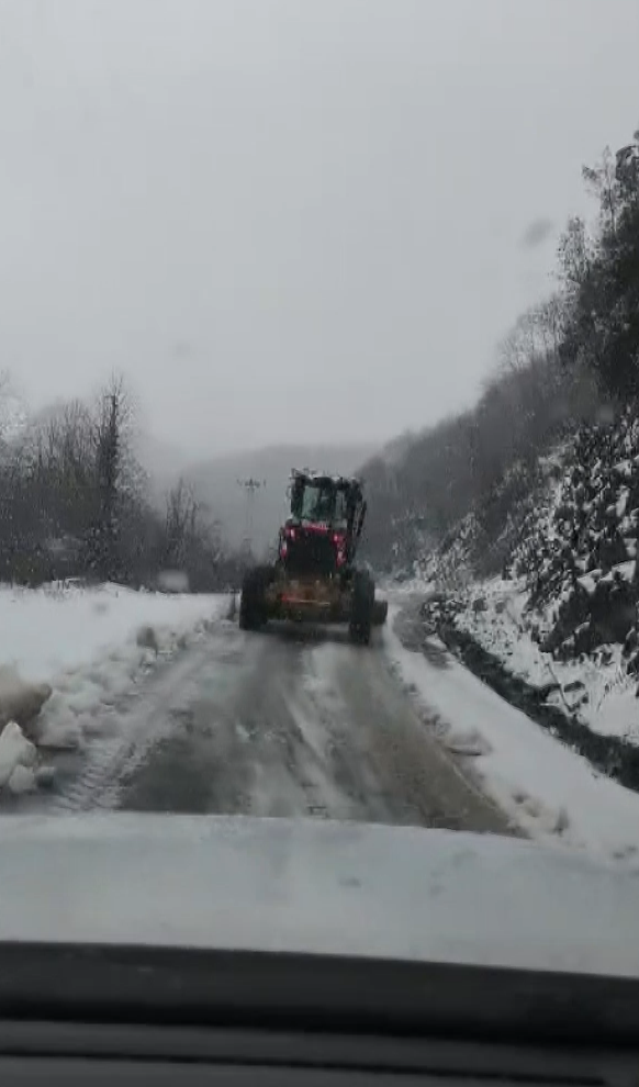 Yalova’da kar yağışı
