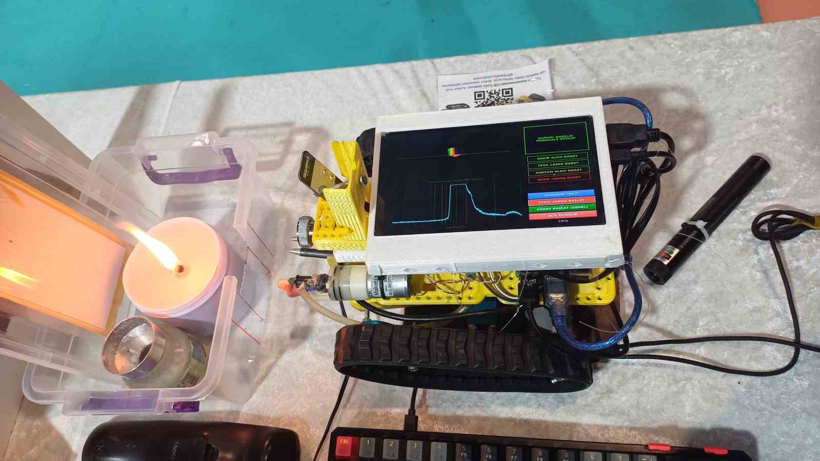 Yangına ’otonom’ müdahale
