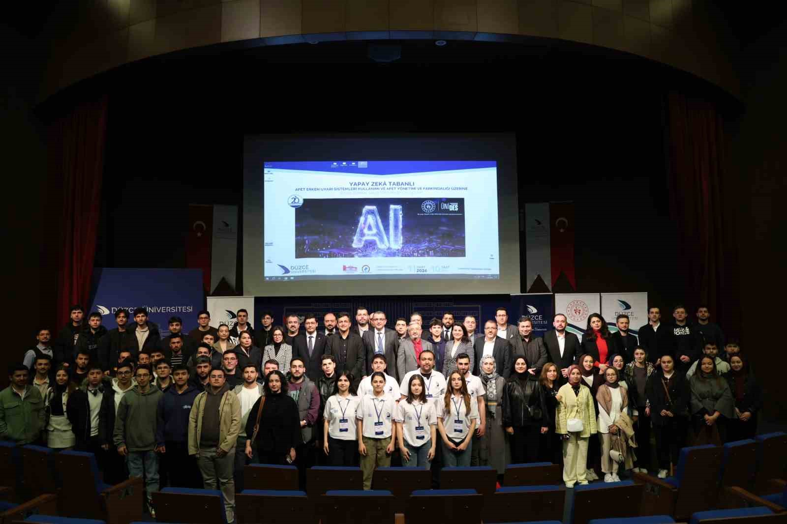 Yapay zeka tabanlı afet erken uyarı sistemleri çalıştayı yapıldı
