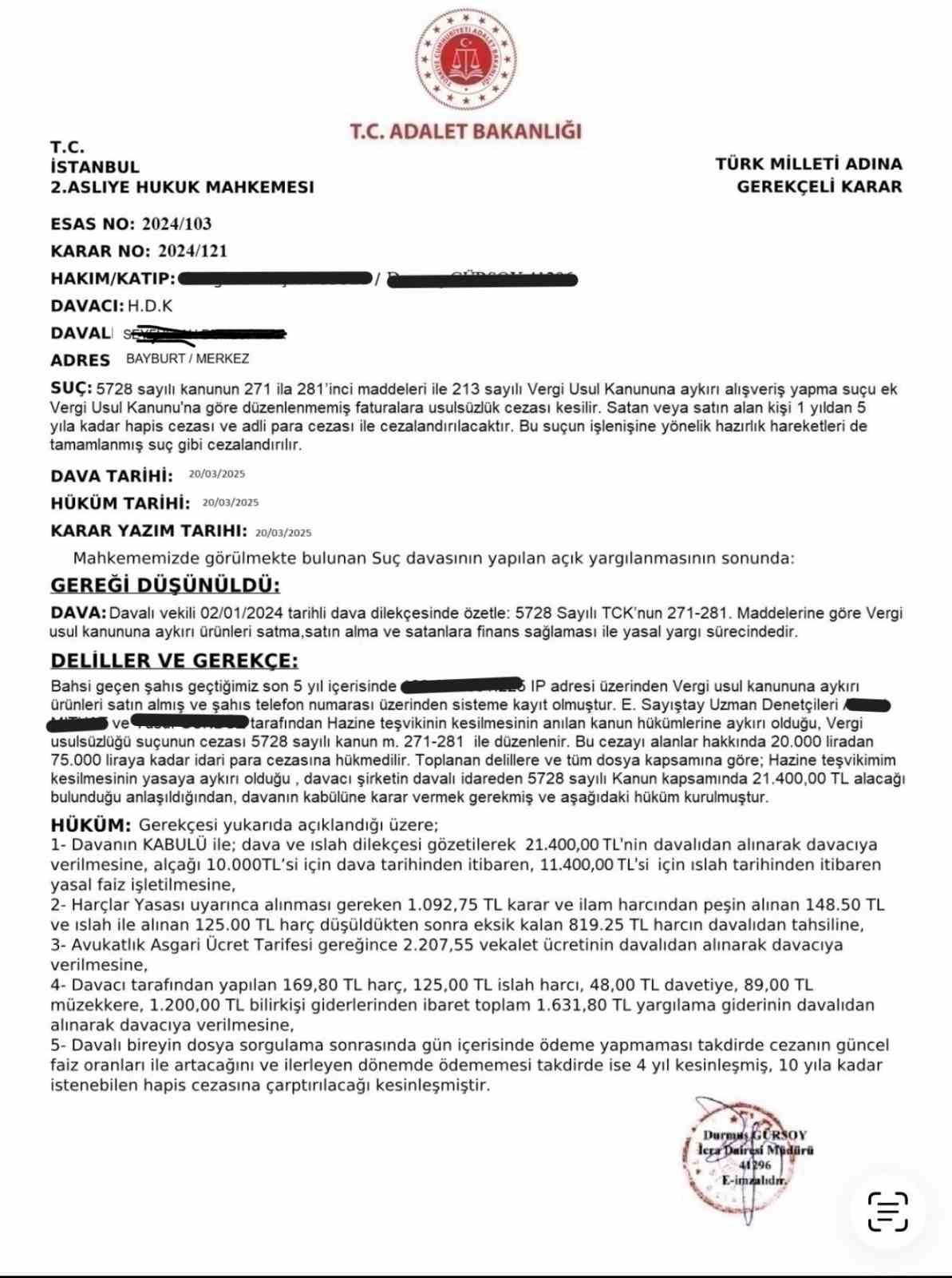 Yapay zekâyla sahte mahkeme belgesi düzenleyip dolandırmaya çalıştılar
