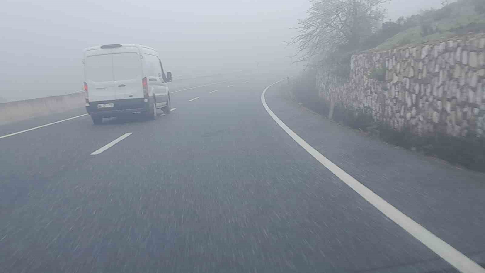 Yatağan-Çine arasında yoğun sis
