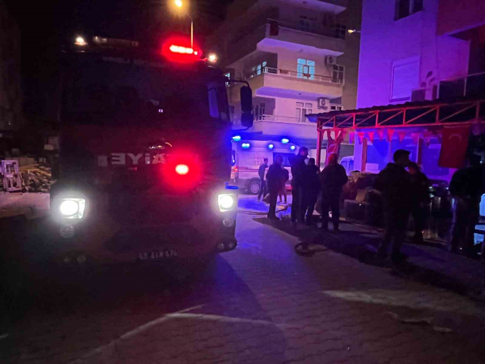 Yatağan’da bir bisiklet tamirhanesinde yangın paniği
