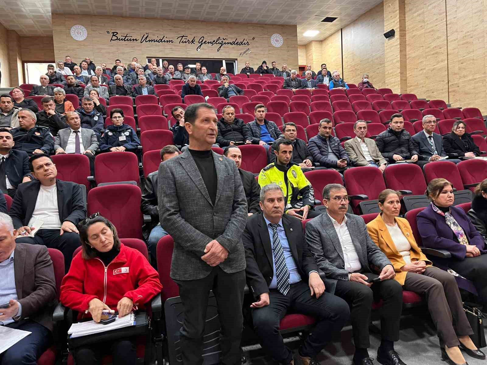 Yatağan’da güvenlik toplantısı gerçekleştirildi
