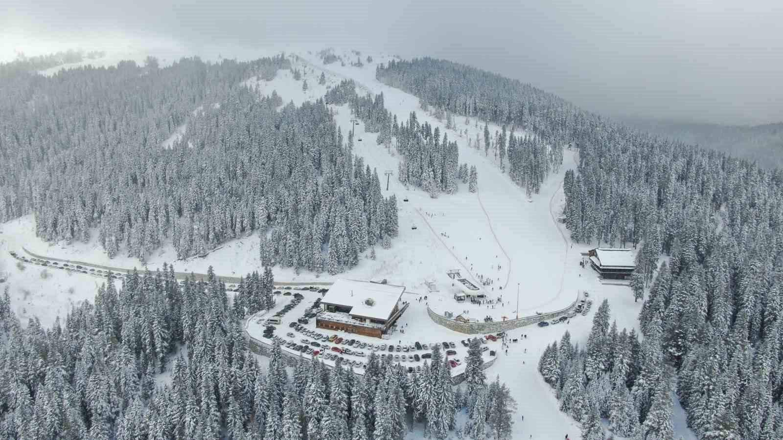 Yeni yıl tatilinde vatandaşlar Ilgaz Dağı’na akın etti
