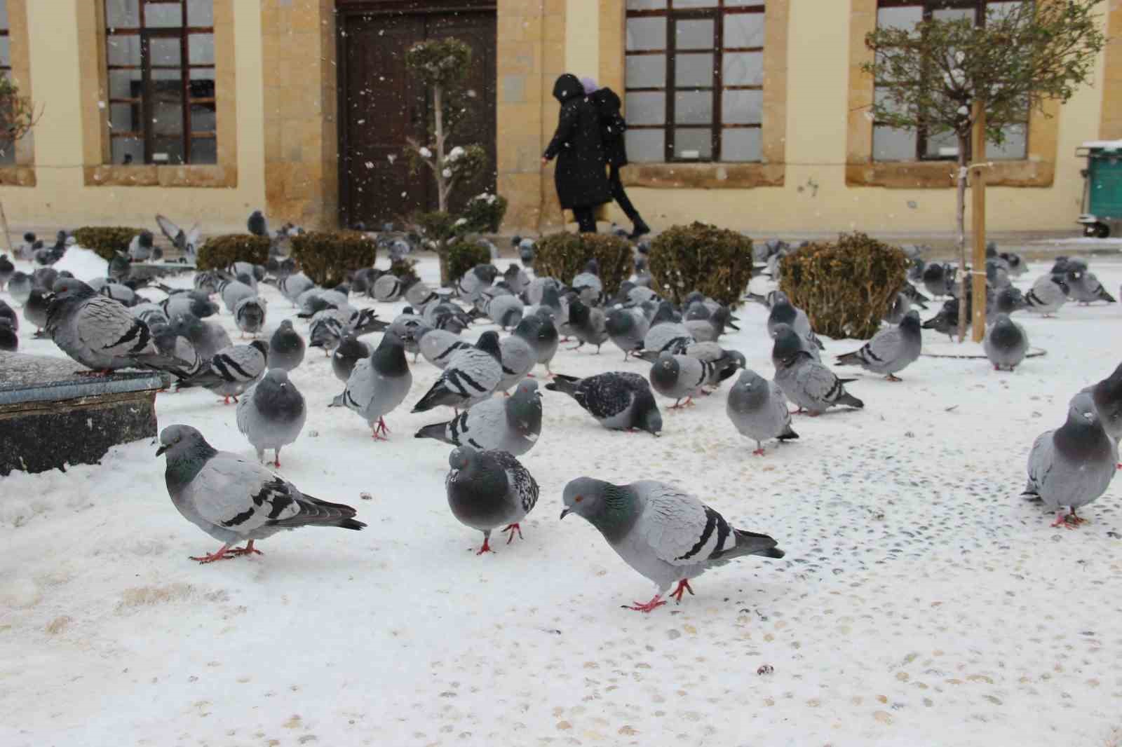 Yeni yılın ilk gününde kar neşesi: Çocuklar sokaklara döküldü
