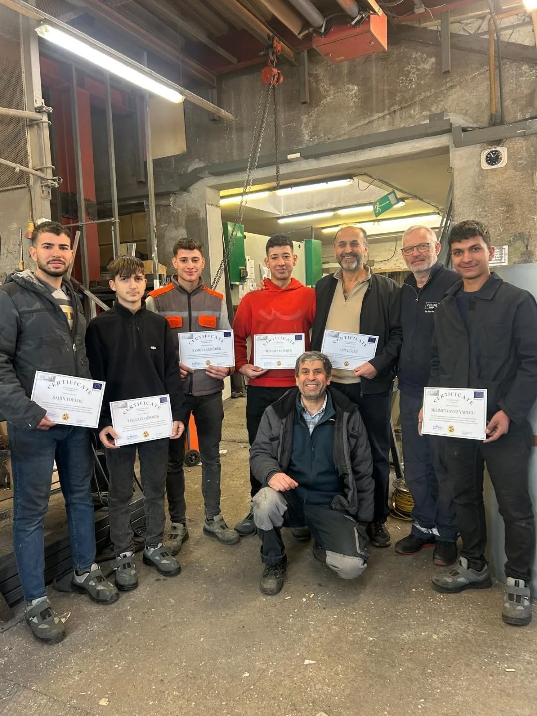 Yenipazarlı genç ustalar Avrupa’dan döndü
