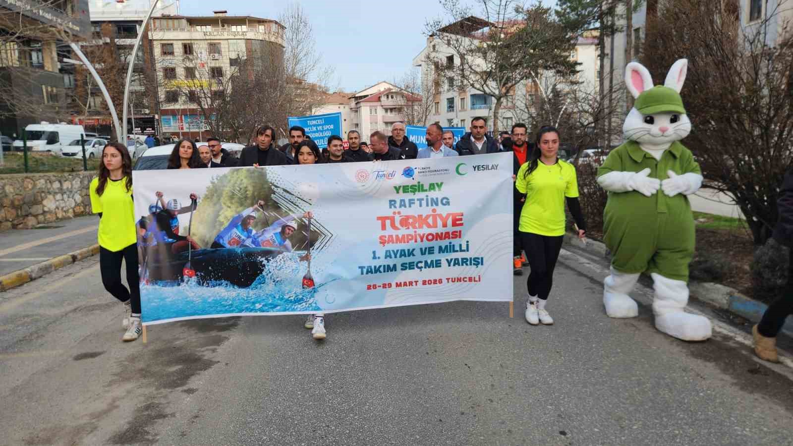 Yeşilay Türkiye Rafting Şampiyonası ve Milli Takım Seçme Yarışları başladı
