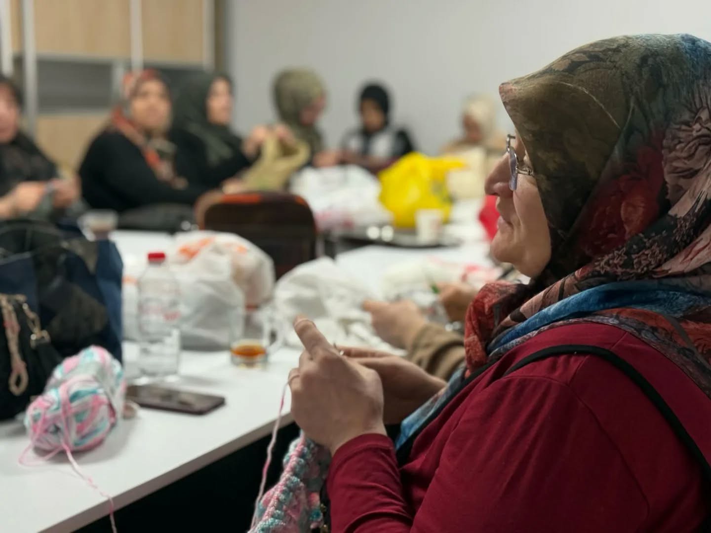 Yeşilyurt Belediyesi "El Sanatları Kursları" kış günlerinin vazgeçilmezi oldu
