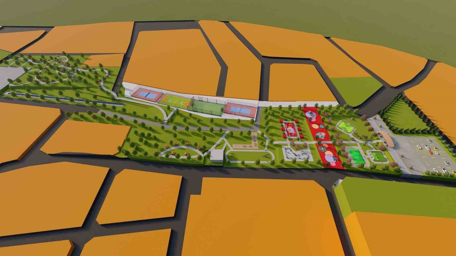 Yeşilyurt Millet Bahçesi’nde çalışmalar sürüyor
