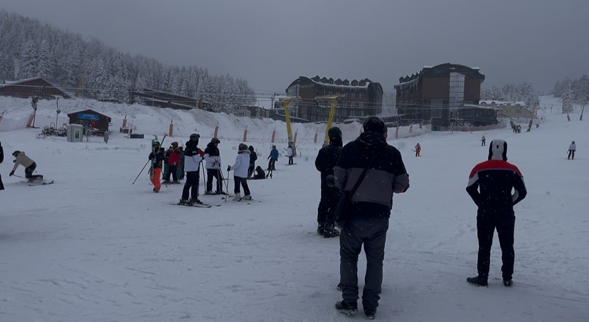 Yılbaşında turistlerin gözdesi Uludağ oldu
