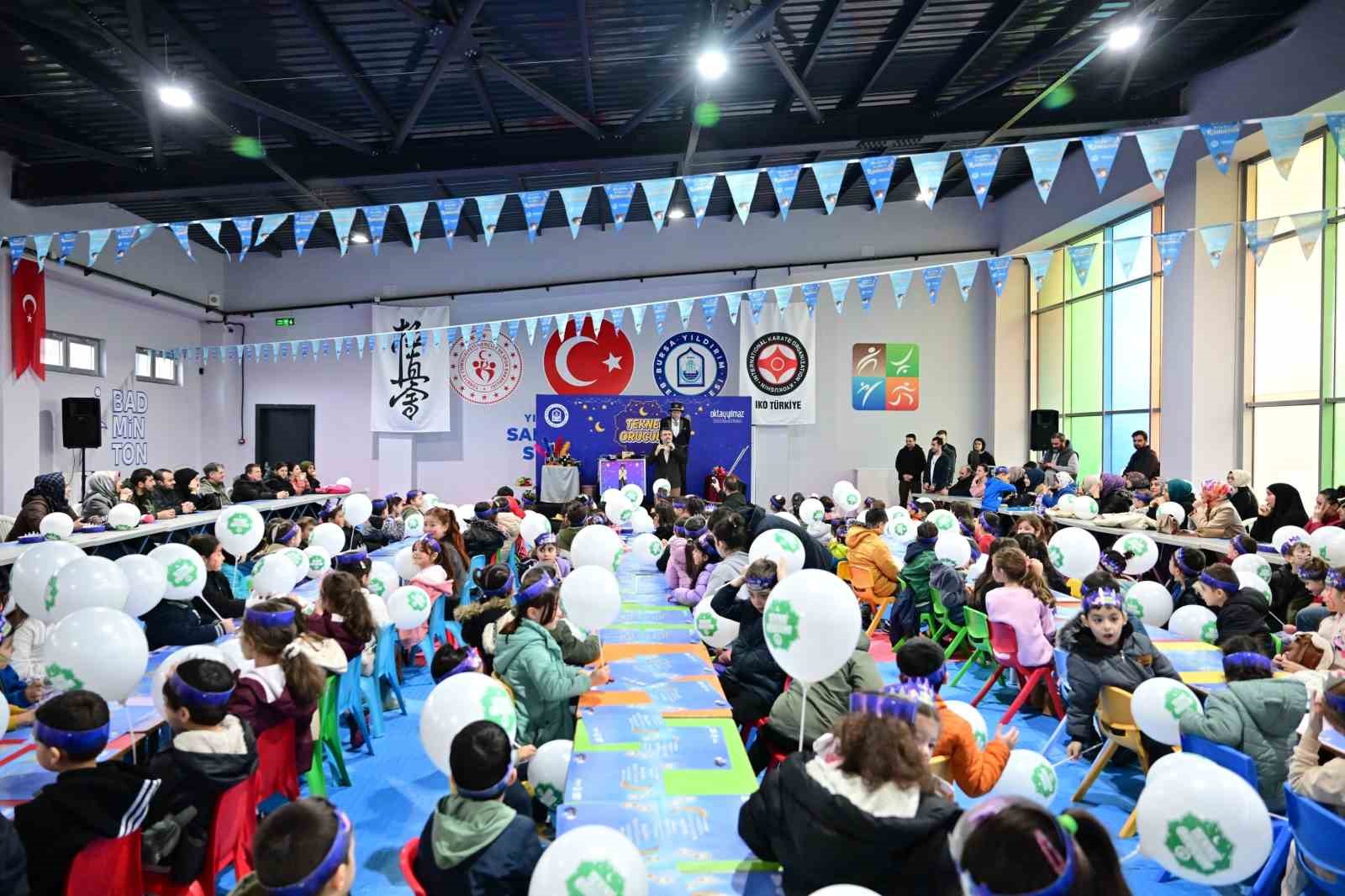 Yıldırım’da minikler için iftar vakti
