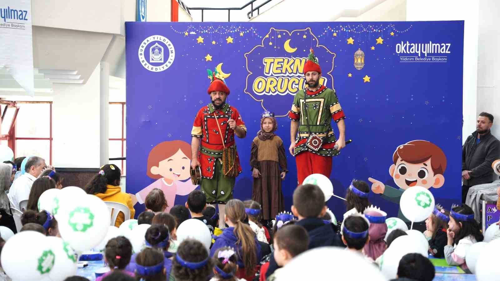 Yıldırım’da minikler için iftar vakti
